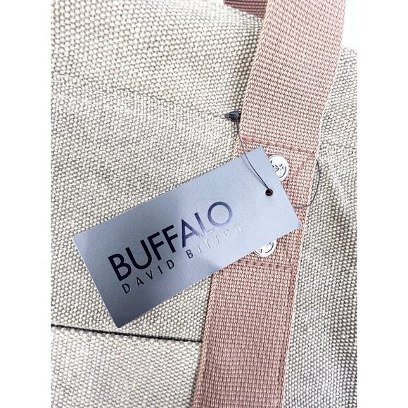 Buffalo David Bitton Messenger Weekender Travel Bag Canvas Cross Body NWT $139 - Picture 3 of 16
